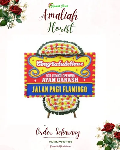 Bunga Papan Congratulation di Tisnonegaran